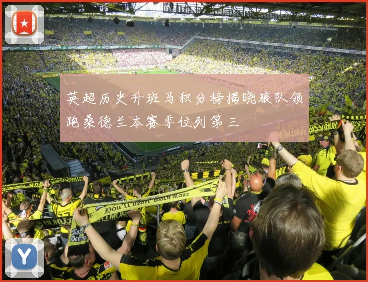 英超历史升班马积分榜揭晓狼队领跑桑德兰本赛季位列第三